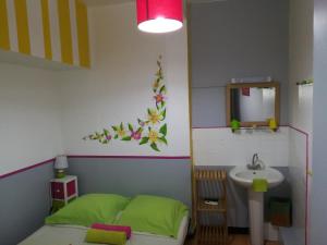 Postel nebo postele na pokoji v ubytování Hotel De la Plage