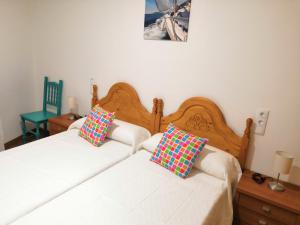 Ένα ή περισσότερα κρεβάτια σε δωμάτιο στο Casa Albino
