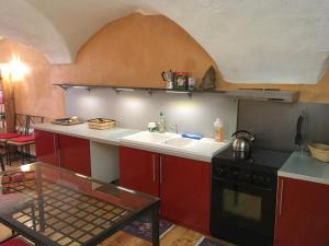 Η κουζίνα ή μικρή κουζίνα στο Au "Gargouillard" de la citadelle Vauban