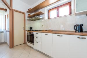 Kuchyň nebo kuchyňský kout v ubytování Apartment Promona Drniš
