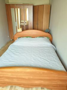 
Кровать или кровати в номере Apartment on Rokossovskogo 11
