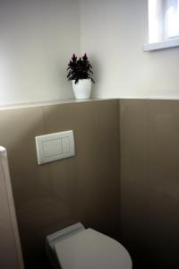 A bathroom at Apartmánový dom Mária