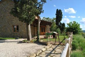 Zahrada ubytování B&B Lavanda e Rosmarino