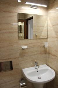Koupelna v ubytování Hotel Radik