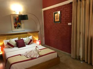 Postelja oz. postelje v sobi nastanitve Hotel Heladiv