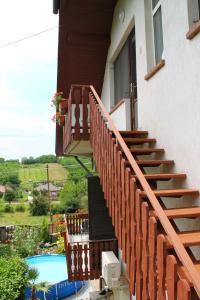 Balkón nebo terasa v ubytování Ibolya Apartmanok