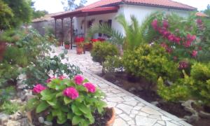 A garden outside Villa Elvira