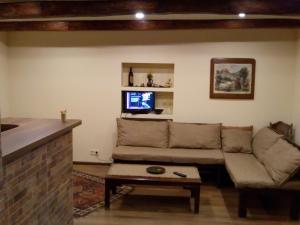 Μια τηλεόραση ή/και κέντρο ψυχαγωγίας στο Low budget room with King Size bed