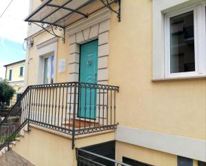 Balkón nebo terasa v ubytování Residence Nina