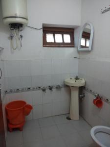 Koupelna v ubytování Hotel Jannat