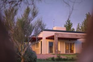 a house in the middle of a forest at La Agustina Complejo Apart in Valle Grande