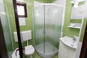 Koupelna v ubytování Vila Sandra