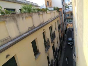 uma vista a partir da varanda de um edifício em Apartament LUISA em Lloret de Mar