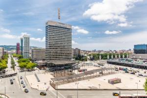 Výhľad na mesto Barcelona alebo výhľad na mesto priamo z apartmánu
