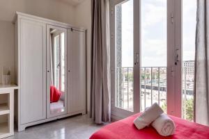 Posteľ alebo postele v izbe v ubytovaní Apartment Link BCN Sants