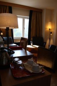 Posezení v ubytování Sankt Olof Hotell & Krog