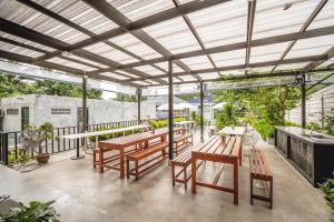 Balkón nebo terasa v ubytování The Dearly Koh Tao Hostel-PADI 5 Star Dive Resort