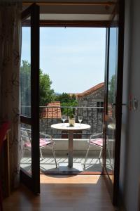 Balkón nebo terasa v ubytování Apartments Lans
