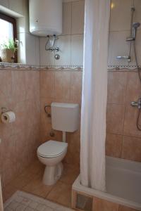 Koupelna v ubytování Apartments Lans
