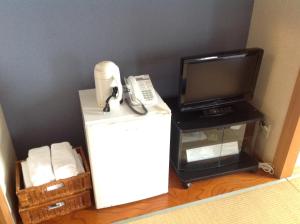 TV a/nebo společenská místnost v ubytování Hotel Hinodeya