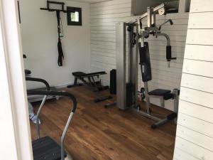 Fitness centrum a/nebo fitness zařízení v ubytování Lamia Bianca