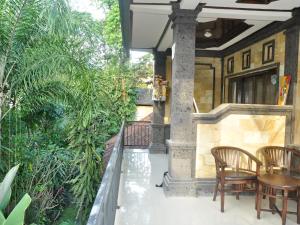 Balkón nebo terasa v ubytování Pancer House