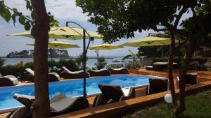 Bazén v ubytování apartment HANA nebo v jeho okolí