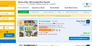 a screenshot of the yamifyify properties fund website at Yo Ho Hostel in Varna City