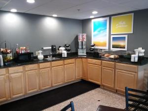 Kuchyň nebo kuchyňský kout v ubytování Days Inn by Wyndham Hornell NY