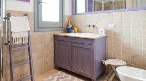 a bathroom with a sink and a mirror at Le Terrazze in Otranto