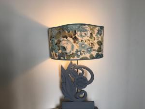 a lamp sitting on top of a table at Le Terrazze in Otranto