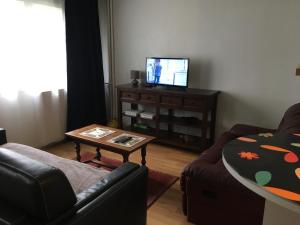 Appartement Metz Technopole 22にあるテレビまたはエンターテインメントセンター