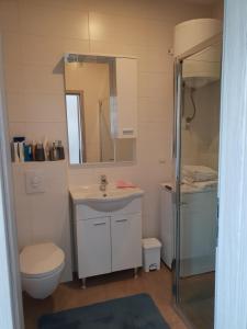 Koupelna v ubytování Apartmani Jozic + 37 fotografií
