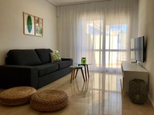 TV a/nebo společenská místnost v ubytování CALAS AGUAMARINA - Campoamor - Primera Linea