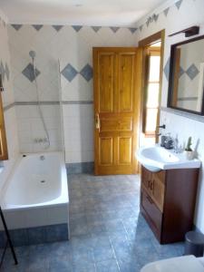 Koupelna v ubytování Casona Angliru
