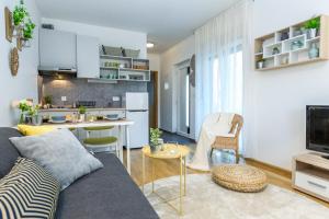 Η κουζίνα ή μικρή κουζίνα στο Home sweet apartments