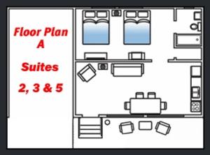 Floor plan ng Quillayute River Resort