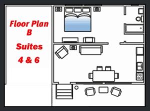 Floor plan ng Quillayute River Resort