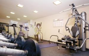 Fitness centrum a/nebo fitness zařízení v ubytování Advantage Appartements Hotel