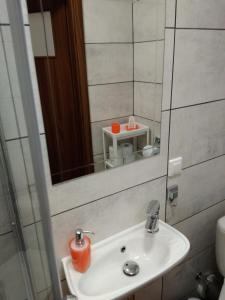 Kúpeľňa v ubytovaní noclegi Wieckowskiego