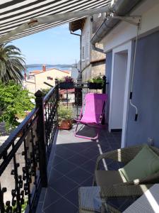 Balkón nebo terasa v ubytování Lavanda Apartment & Studio - Old Town Mali Lošinj