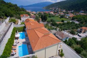 a view of a town from a building at Gabriel Houses in Agia Effimia