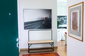 TV a/nebo společenská místnost v ubytování Rita's Garden