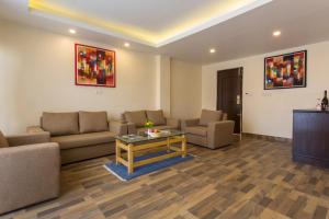 Posezení v ubytování Bodhi Suites Boutique Hotel and Spa
