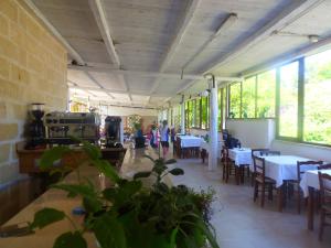Restaurace v ubytování Missipezza Residence a Frassanito