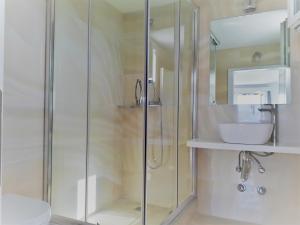 Koupelna v ubytování Hotel Charissi
