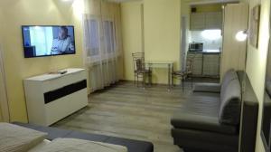 TV a/nebo společenská místnost v ubytování Hotel am Hindenburgplatz