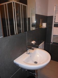 Koupelna v ubytování Hotel Cecco