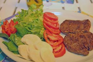 Comida in lodge ou em algum lugar perto