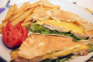 Comida in lodge ou em algum lugar perto